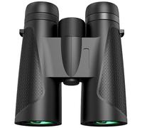 12x42 Binoculars,Super Bright Binoculars with Large View Low Light Night Vision, Waterproof Compact Hunting Binoculars for Bird Watching, Hunting, Hiking, Concerts Black