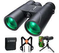 12x42 HD Binoculars for Adults with Binocular Harness Strap and Upgraded Phone Tripod and Adapter 12x42 High Definition Binoculars for Bird Watching 12x42 Binoculars for Hunting Hiking Gifts for Men