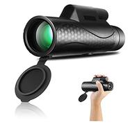 12x42 HD High Power Monoculars Waterproof Zoom Telescopes, Monocular Telescope for Wildlife Bird Watching Hiking Camping Traveling