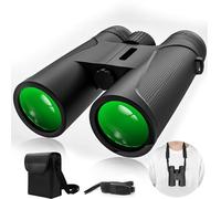 12X42 HD Waterproof Binoculars for Bird Watching, Indoor & Outdoor Use, Multi-Coated with Bak-4 Prisms, Perfect for Bird Hunting Trips