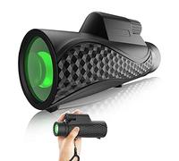12X42 Monocular Telescope for Smartphone with Tripod, Spotting Scopes for Bird Watching, Waterproof and Anti-fogging - for Wildlife Hunting Hiking Camping