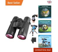 12x42 Waterproof Binoculars with Tripod for Ultimate Outdoor Experience