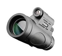 12x50 Black Monocular Telescope with Infrared Light for Kids | 18mm Eyepiece, Metal Rubber Body with Optical Glass, Single Handed Focus, Wide Viewing Angle