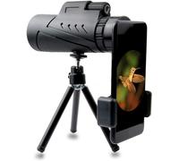 , 12x50, HD High Power Life Waterproof Monocular Compact with Smartphone Adapter and Tripod BAK4 Prism Lens Monocular for Adult Bird Watching Outdoor