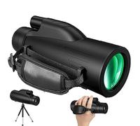 12x50 HD Monocular Telescope, Monoculars for Adults High Powered with Smartphone Adapter & Tripod,The Portable Design is Easy to Carry