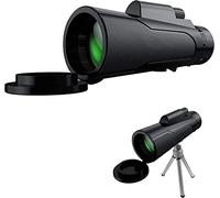 12X50 HD small portable telescope for Adults. Waterproof small portable telescope with Smartphone Holder & Tripod Prism for Bird Watching Camping Hunting C