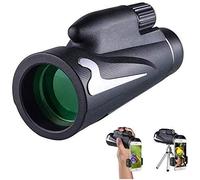 12X50 High Power HD Monocular With Smartphone Holder & Tripod Waterproof Monocular With Durable And Clear FMC Prism,Monocular -