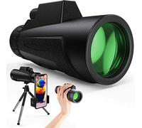 12X50 High Power HD Monoculars With Holder And Tripod Waterproof Pocket Scope For Smartphone Clear Prism For Bird Watching, Camping Match,Monocular -