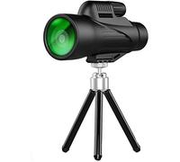 , 12x50, High Power Waterproof Monocular Compact Portable BAK4 Prism Lens Monocular with Smartphone Adapter and Tripod for Adult Bird Watching Outdoor
