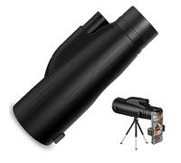 12x50 Monocular Telescope for Smartphone - High Powered High Definition Monoculars for Adults