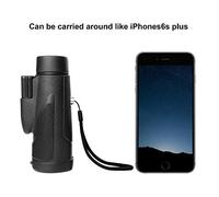12x50 Monocular Telescope, HD Waterproof High Power Prism Optical Telescope, With Smartphone Adapter Tripod For Birdwatching Hunting Hiking Camping Sightseeing