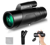 12x50 Monoculars for Adults High Powered, Monocular Compact with BAK4 Prism and FMC Lens, Clear Field of View, Monocular Telescope for Smartphone, Lightweight Monocular for Birdwatching Sports Travel