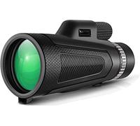12X50 small portable telescope with Holder Tripod, BAK4 Prism for Bird Watching, Hunting, Hiking, Travelling
