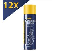 12x500ML MANNOL BRAKE/CLUTCH CLEANER AEROSOL SPRAY PROFESSIONAL DEGREASER