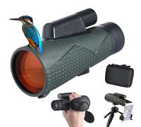 12X56 ED Monoculars for Adults IPX7 Waterproof Monocular Telescope 24MM Eyepiece Ultra Wide Membrane & BAK4 Prism 56MM Large Caliber High-for Bird Watching Hunting Travling