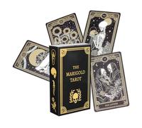 12X7cm black skull tarot card, capable of predicting the future, is a set of 78 classic tarot cards in copperplate paper, suitable for beginners and enthusiasts.