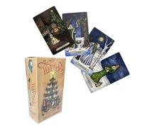 12x7CM Christmas Tarot Cards, 78 Tarot Cards, Divination, Predicting Party Gifts