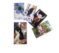 12X7cm Landscape Tarot, Son of Arakno Tarot, Gold Tarot cards, divination, prediction, and gifts for family gatherings on the journey of colors-C