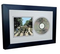 12x8 A4 CD Compact Disc Photo Sleeve Display Frame Case With Mount Matt For Photograph Picture Artwork In Metallic Gold - Silver - Black - Cream Music Gift (Cream Mount With Black Frame)