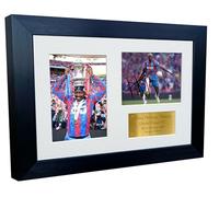 12x8 A4 Signed Jean Philippe Mateta Crystal Palace FC FA Cup Winners 2025 Autographed Autograph Signature Picture Frame Photograph Photo Poster Football Soccer Gift Triple Gold