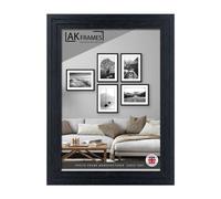 12X8 Black Modern Step Picture Frame - Perfect For Posters, Photos And Wall Art - Elegant Home Decor - Ak Frames