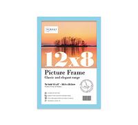 12x8 Inch Light Blue Photo Frame Wall Mountable and Freestanding Picture Frame Standard Photograph Size, 12" X 8" (31 X 20cm)