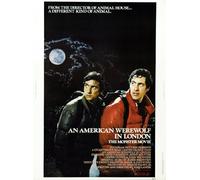12X8 INCHES AN AMERICAN WEREWOLF IN LONDON MOVIE POSTER PRINT APPROX SIZE