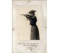12X8 INCHES ANNIE OAKLEY SIGNED PHOTO PRINT APPROX SIZE