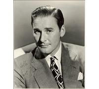 12X8 INCHES ERROL FLYNN SIGNED PHOTO PRINT APPROX SIZE