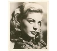 12X8 INCHES LAUREN BACALL AUTOGRAPH, SIGNED PHOTO PRINT APPROX SIZE