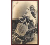 12X8 INCHES QUEEN VICTORIA SIGNED AUTOGRAPH PRINT APPROX SIZE