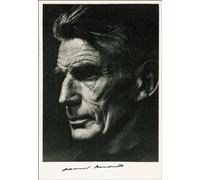 12X8 INCHES SAMUEL BECKETT SIGNED AUTOGRAPHED PRINT APPROX SIZE