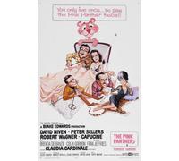 12X8 INCHES THE PINK PANTHER MOVIE POSTER APPROX SIZE