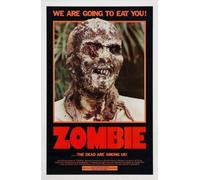 12X8 INCHES ZOMBIE MOVIE POSTER PRINT APPROX SIZE