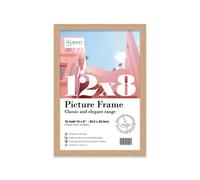 12X8 Oak Picture Frame (30.5 X 20.3Cm) Poster, Photo, Artwork, Gallery Wall Or Print