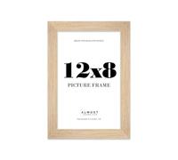 12x8 Photo Frame, Display 12x8 Pictures (30.5 x 20.3cm) Picture Frame for wall Display - Oak - 1 Pack