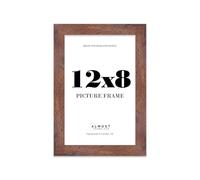 12x8 Photo Frame, Display 12x8 Pictures (30.5 x 20.3cm) Picture Frame for wall Display - Rustic Wood - 1 Pack