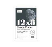 12X8 White Picture Frame (30.5 X 20.3Cm) Poster, Photo, Artwork, Gallery Wall Or Print