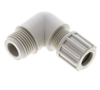 12x9mm & G1/2'' PP Elbow Compression Fitting with Male Threads 10 bar