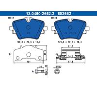 ATE 13.0460-2662.2 Brake pad set