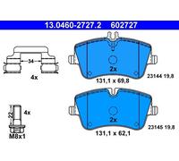 ATE Brake pad set MERCEDES-BENZ 13.0460-2727.2 0034202620,0034206020,0064206220 A0034202620,A0034206020,A0064206220