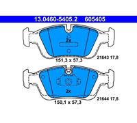 ATE 13.0460-5405.2 Brake pad set