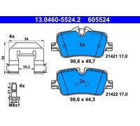 13.0460-5524.2 BRAKE PAD SET, DISC BRAKE BMW 2 COUPE 218 I