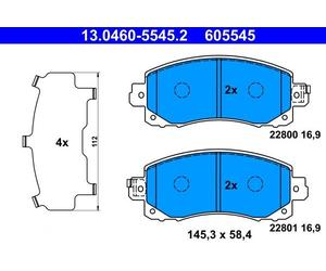13.0460-5545.2 BRAKE PAD SET, DISC BRAKE FITS FOR SUBARU FORESTER 2.0 E-BOXER HY