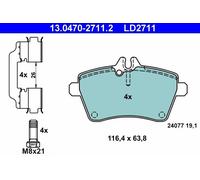 13.0470-2711.2 BRAKE PAD SET, DISC BRAKE FITS MERCEDES-BENZ A-CLASS A 170
