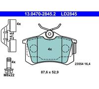 ATE 13.0470-2845.2 Brake pad set