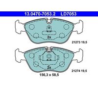 ATE 13.0470-7053.2 Brake pad set