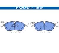 ATE Brake Pad Set 13.0470-7341.2 Disc Brake for Jaguar XE, XF II, F-PACE