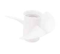 13 1/4x17 K Aluminum Outboard Propeller, Upgrade Boat Motor Propeller, 15 Tooth Spline Propellers, Ideal for 2/4 Stroke Outboard Motors