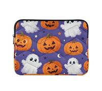 13-14 Inch Cool Computer Case Pumpkins and Ghosts Print for Travel Business